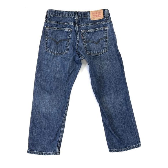 Levi’s 505 Regular Fit Jeans Boys 8 Husky W28 x L23 - Picture 1 of 9